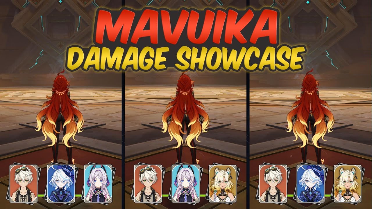 C0 Mavuika Damage Comparison [Furina/Citlali/Bennett]