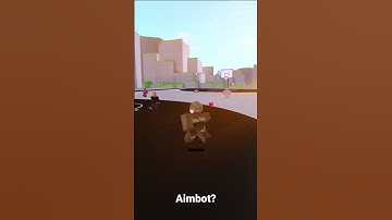 IS HE AIMBOTTING??? #shorts #roblox #hoopz