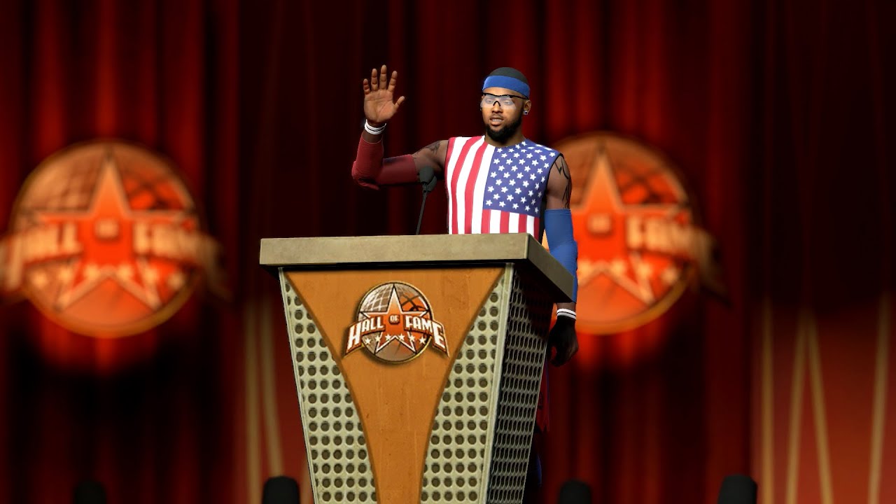 NBA 2K15 MyCAREER Hall Of Fame Speech! Shawn Harris RETIRES! YouTube