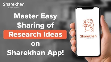 How to find shareable Research Idea of Sharekhan Research Team?