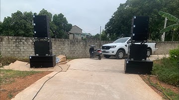 Bàn giao hệ thống line aray CAF Audio cho khách hàng ở quỳ hợp - nghệ an