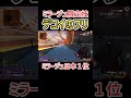 ミラージュにしか出来ない一か八かの動き #shorts #apex #apexlegends #エーペックス #ミラージュ