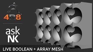 Zbrush 4R8 - Live Boolean Array Mesh