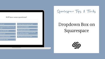Add a Dropdown Box to Squarespace (SEE COMMENTS FOR UPDATE)