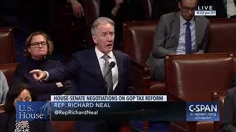 The middle class needs tax relief, Rep. Richard Neal says on House floor