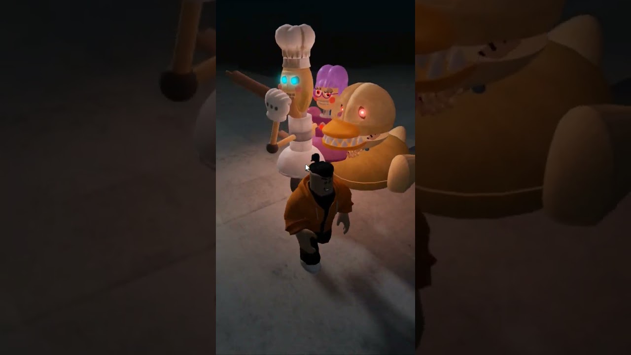 DUCK. CHEF. ESCAPE SCARY MISS ANI-TRON MANIKEN [SCARY OBBY] 