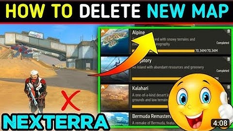 How To Delete New Map In Cs Rank 🤔 | Nexttera Map Delete Kaise Kare In Free Fire | 💔 Free Fire