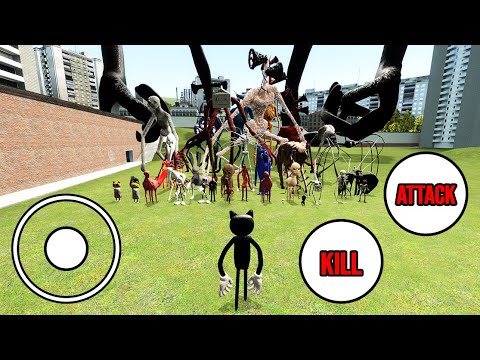 I Became CARTOON CAT VS All TREVOR HENDERSON CHARACTERS in Garry's Mod ...