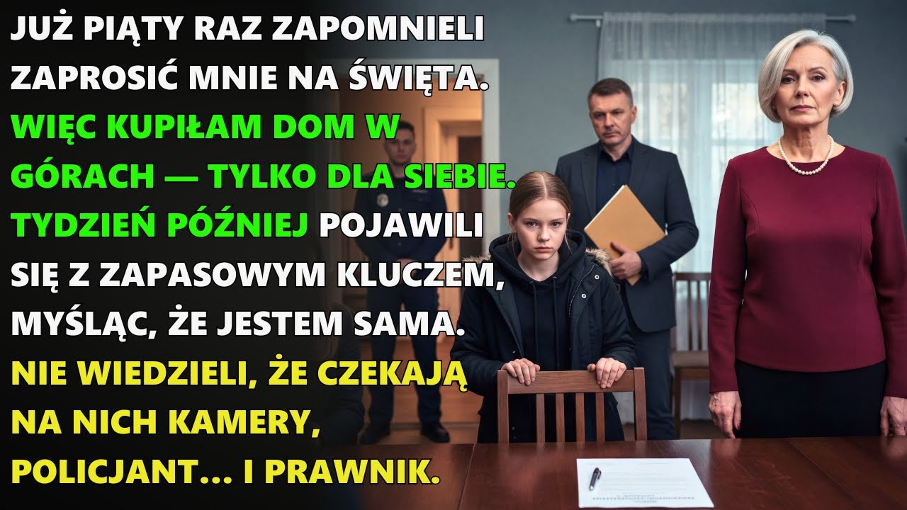 Piąty raz nie zaprosili mnie na Wigilię... więc kupiłam dom w górach za 5 milionów i zniknęłam