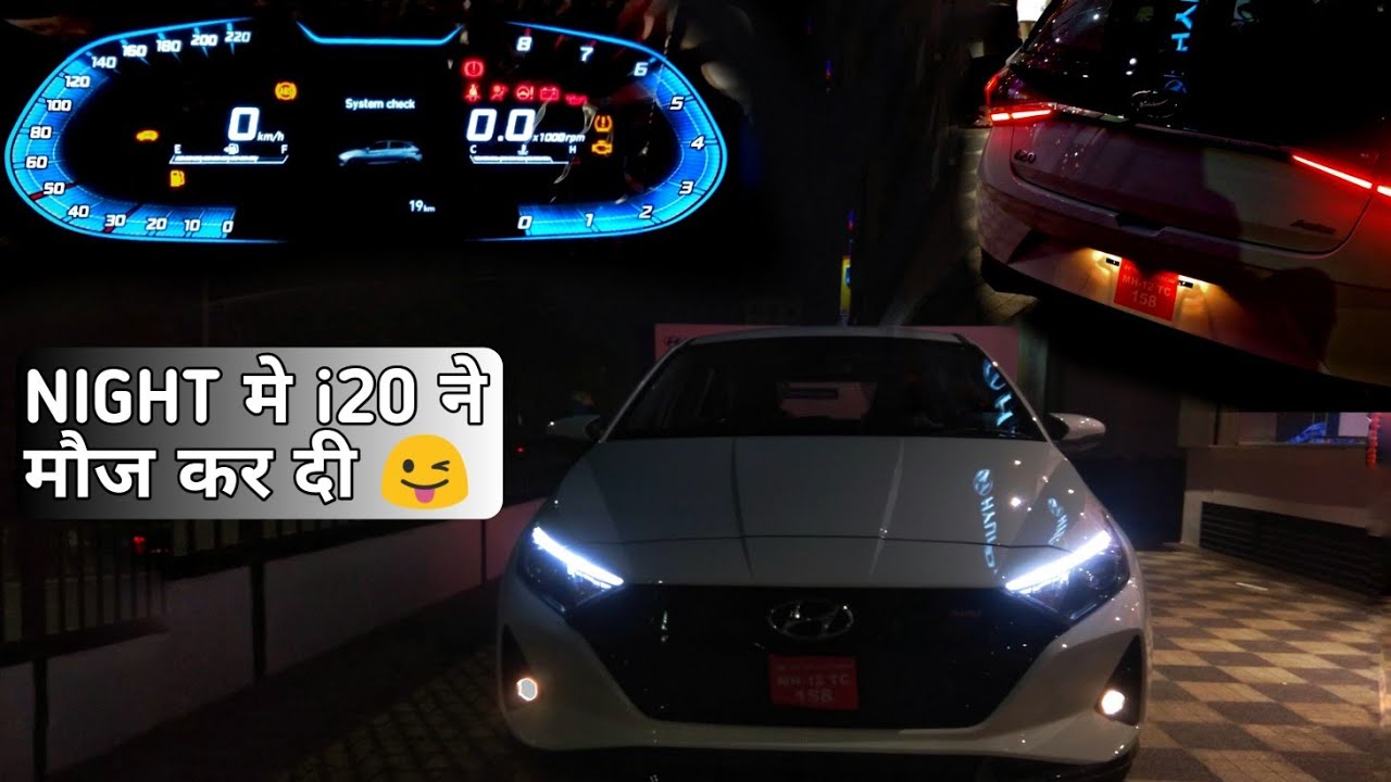 Hyundai I20 2021 Night View Interior Lights DRL's I20 Z Shaped