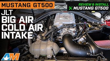 2020-2022 Mustang GT500 JLT Big Air Cold Air Intake with Red Oiled Filter Review & Install