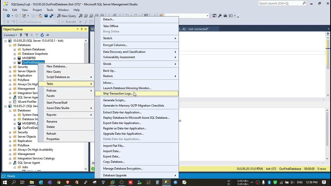 READ ONLY access on Standby MS SQL DB Server YouTube