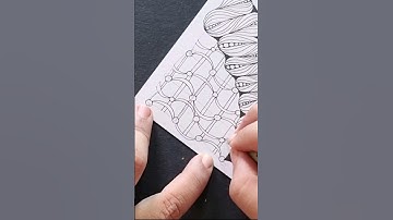 Tangle Harfe - 2 Ways to Draw