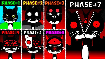 My Sprunki OC: Maxwell Cat (from Phase 1 to Phase 7)
