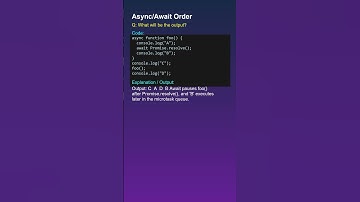 Javascript interview question output based