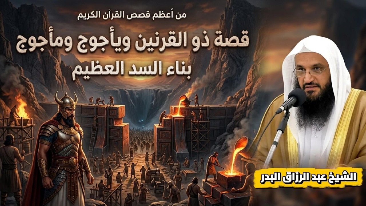 القصة الكاملة: ذو القرنين وسد يأجوج ومأجوج (علامات الساعة الكبرى) | الشيخ عبد الرزاق البدر