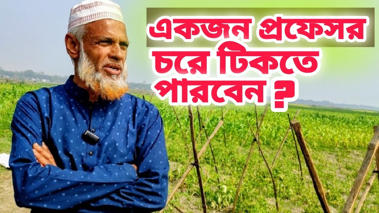 একজন প্রফেসর চরে টিকতে পারবে যুদ্ধ করে || Rural life