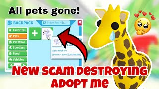 *Be aware* This new scam is destroying adopt me 🥺💔