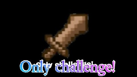 Wooden sword only challenge in Lucky Blocks Sky Wars! {BlockMan Go}