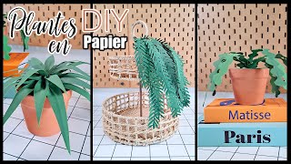 Diy Ces Plantes Sont En Papier Astuce Déco Pas Chère