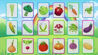 Vegetable Names with Pictures | Different Types of Vegetables | Vegetable Names in English For Kids screenshot 2