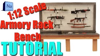 Nartist Ep V 1:12 Scale Workbench Armory tutorial for Marvel Legends