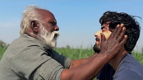 HIGH PRESSURE HEAD MASSAGE BY BABA KALLU | SATISFIED CRACKS AND MASSAGE | #asmr