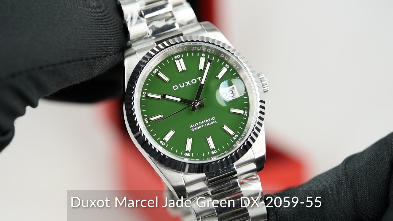 Duxot Marcel Jade Green DX-2059-55 - YouTube