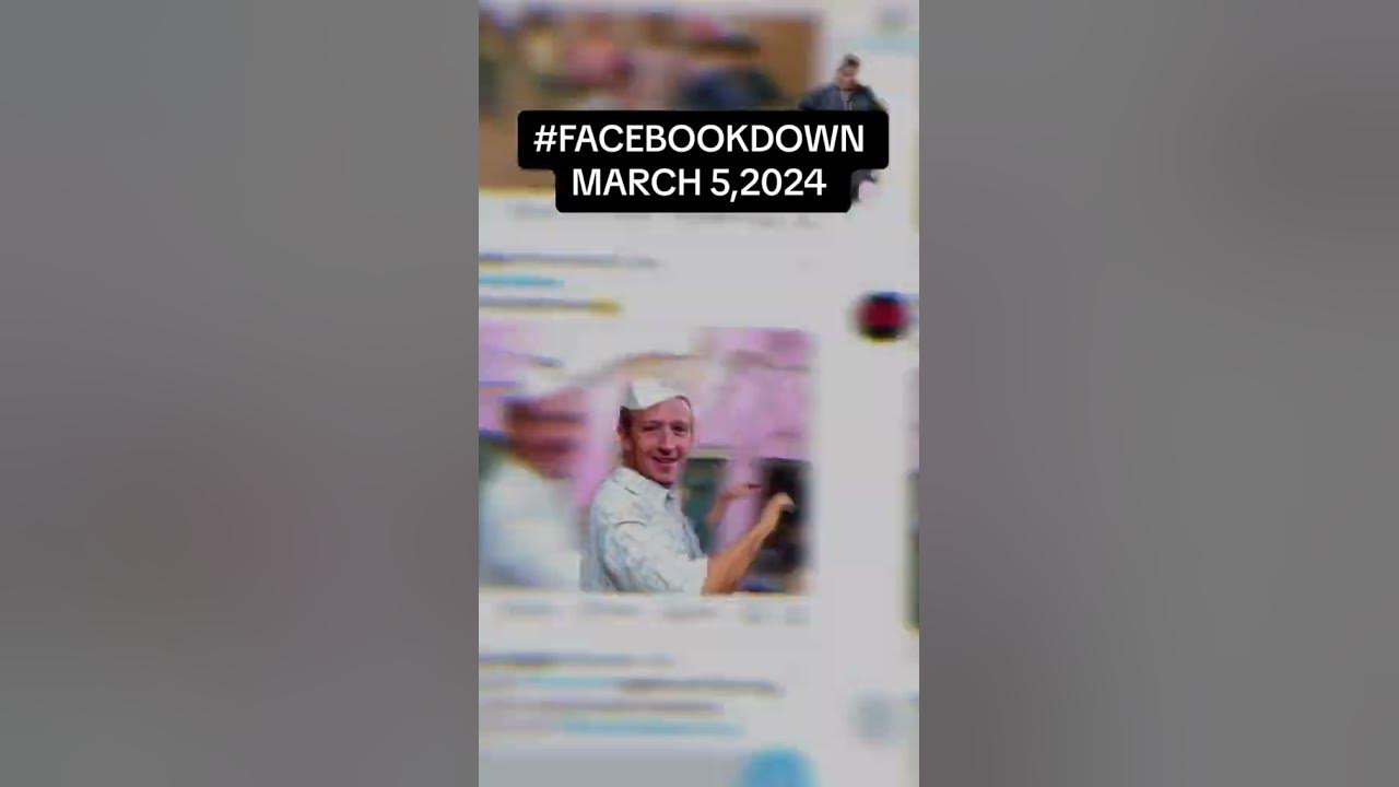 Facebook outage march 5th, 2024! YouTube
