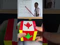 Japan Brazil Canada Philippines Flags with Rubik&rsquo;s Cubes #shorts #rubikscube