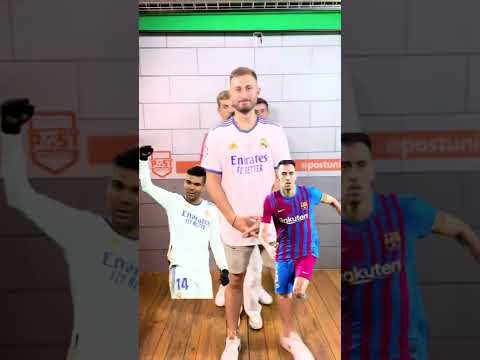 ENFRENTAMOS A LOS JUGADORES DEL REAL MADRID VS FC BARCELONA