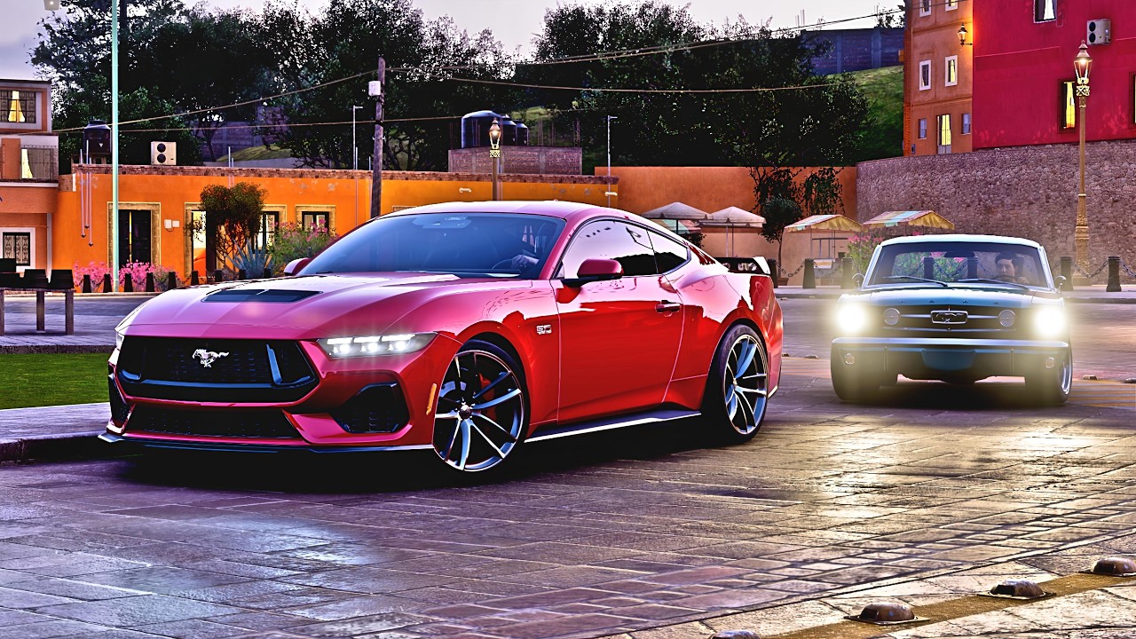 2024 Ford Mustang GT & 1965 Ford Mustang GT Coupe | Convoy | Forza Horizon 5 | Xbox Controller