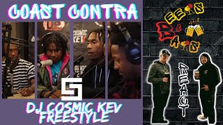 **BEST** Coast Contra FREESTYLE??? | 1st Time EVER Reacting To Coast Contra on DJ Cosmic Kev!