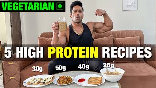 5 High Protein Vegetarian Breakfast Recipes For Muscle Gain & Fat Loss screenshot 4