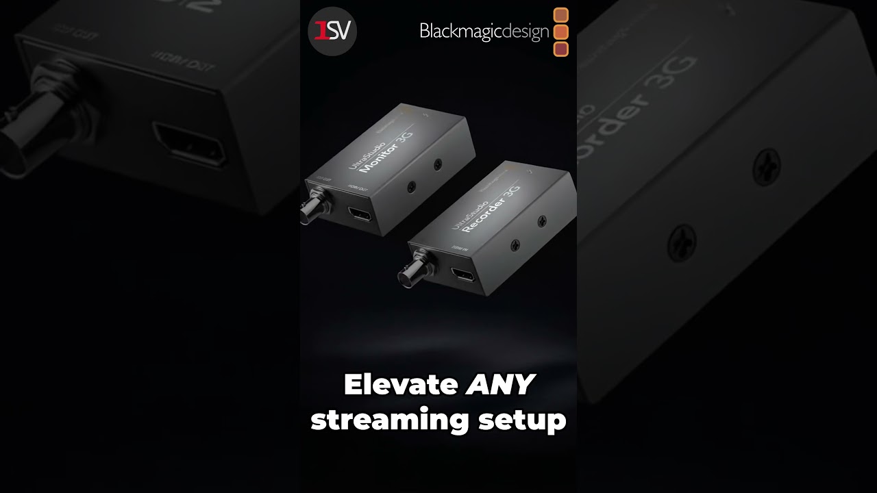 Blackmagic Design's UltraStudio Monitor 3G and Recorder 3G