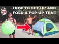 How To Set Up and Fold a Pop Up 2 Seconds Tent