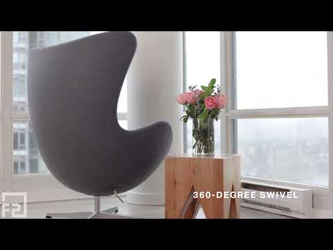 Video: Arne Jacobsens Iconic Egg Chair im modernen und zeitgenössischen Design