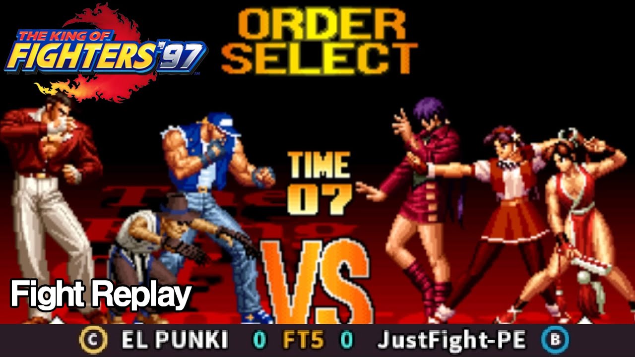 [Arcade] The King of Fighters '97 EL PUNKI VS JustFight-PE #retro #snk