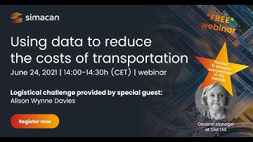 Simacan Webinar 3 "Using data to reduce costs of transportation"