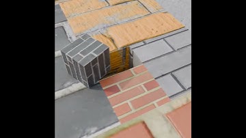 Blender 3D – Cube Slide & Drop Seamless Loop #satisfying #blender3d