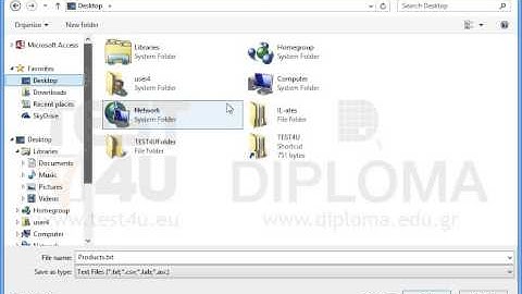 Export the Products table to the IL-ates\Files folder of your desktop, in text file format, and...
