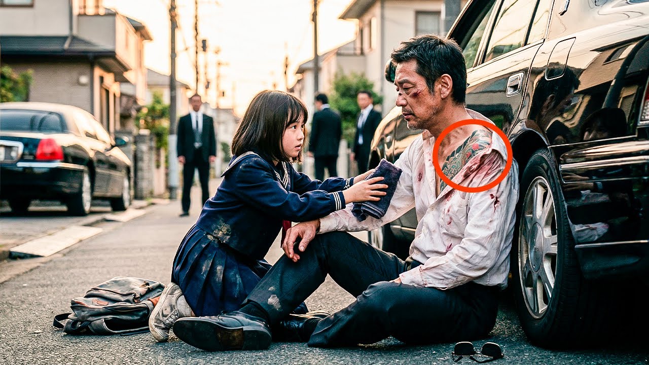 交通事故で血まみれになったヤクザを助けた貧しい少女——翌日、17台の黒いリムジンが彼女の家の前に並んだ。