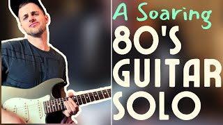 How To Play Nothings Gonna Stop Us Now starship  Guitar Solo Tutorial