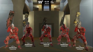 Unreal Tournament Me vs 5 bots