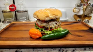 Brisket Burgers on the Blackstone 22 inch.