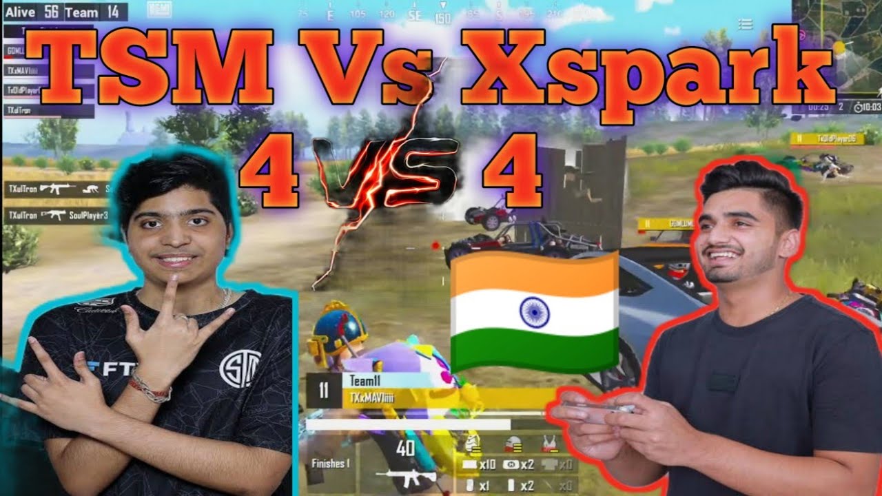 🇮🇳🇮🇳TSM Vs Xspark 4 V 4 TSM on Fire 🔥 Samsung A2,A3,A4,A5,A6,/ Motrage ♥️