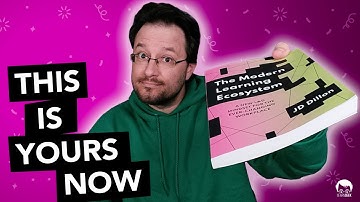 MY BOOK GOT PUBLISHED | The Modern Learning Ecosystem | JD Dillon