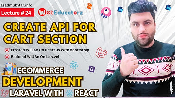 Create Cart API in Laravel | Add to Cart, Update & Remove Items | E-commerce Backend Tutorial