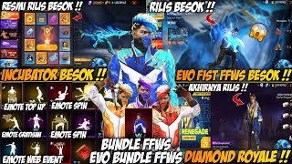 BOCORAN FF !! EVENT TERBARU, INCUBATOR SELANJUTNYA, EVO FIST, EVO BUNDLE FFWS, CALLBACK, DM ROYALE