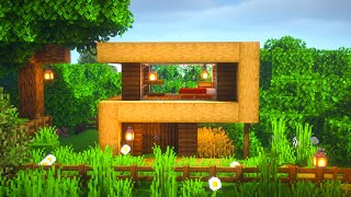 Minecraft: Modern Wooden Starter House